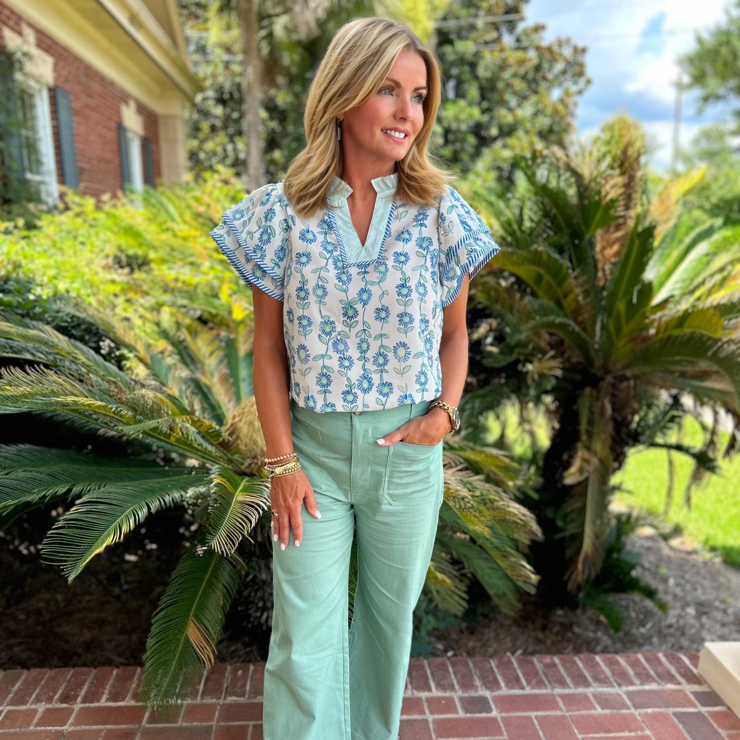 Kendra Pants | Seafoam