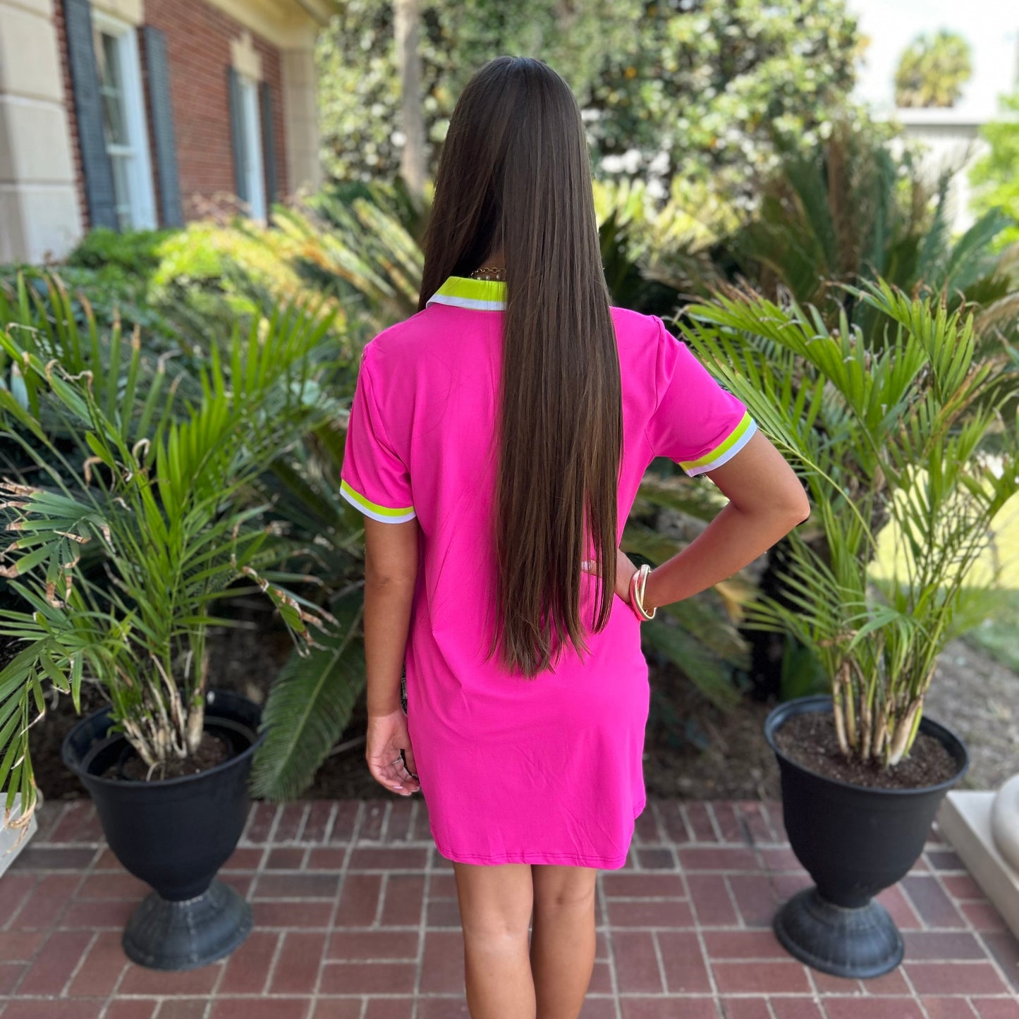 Ashlyn Dress | Hot Pink