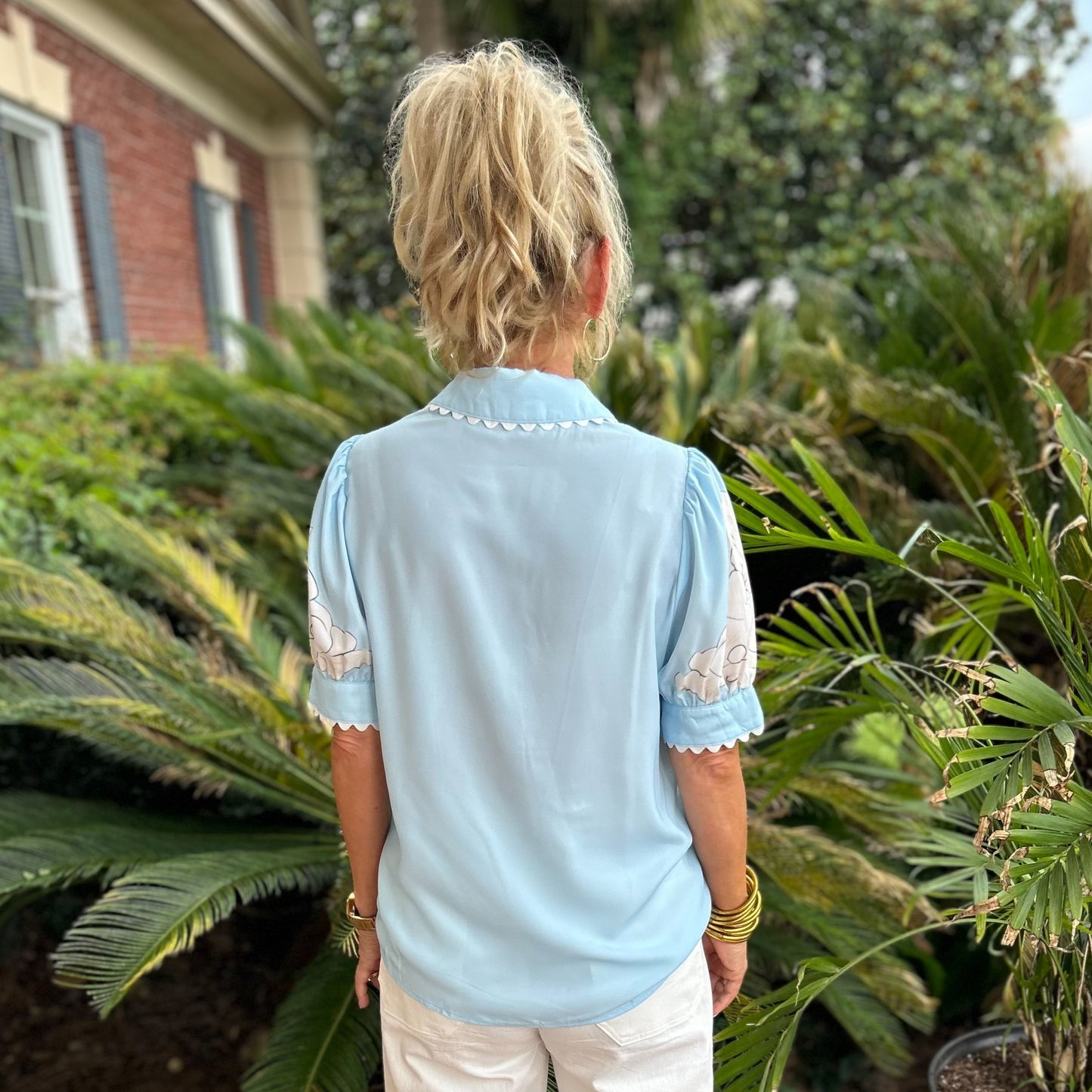 Sandy Top | Blue Floral
