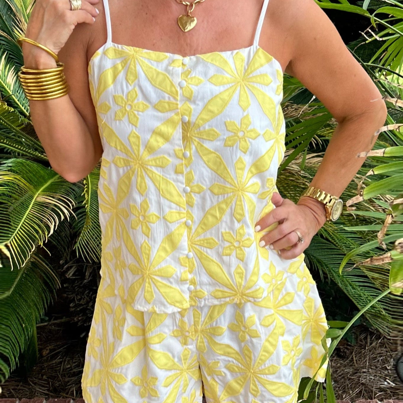 Karla Top & Short Set | Yellow
