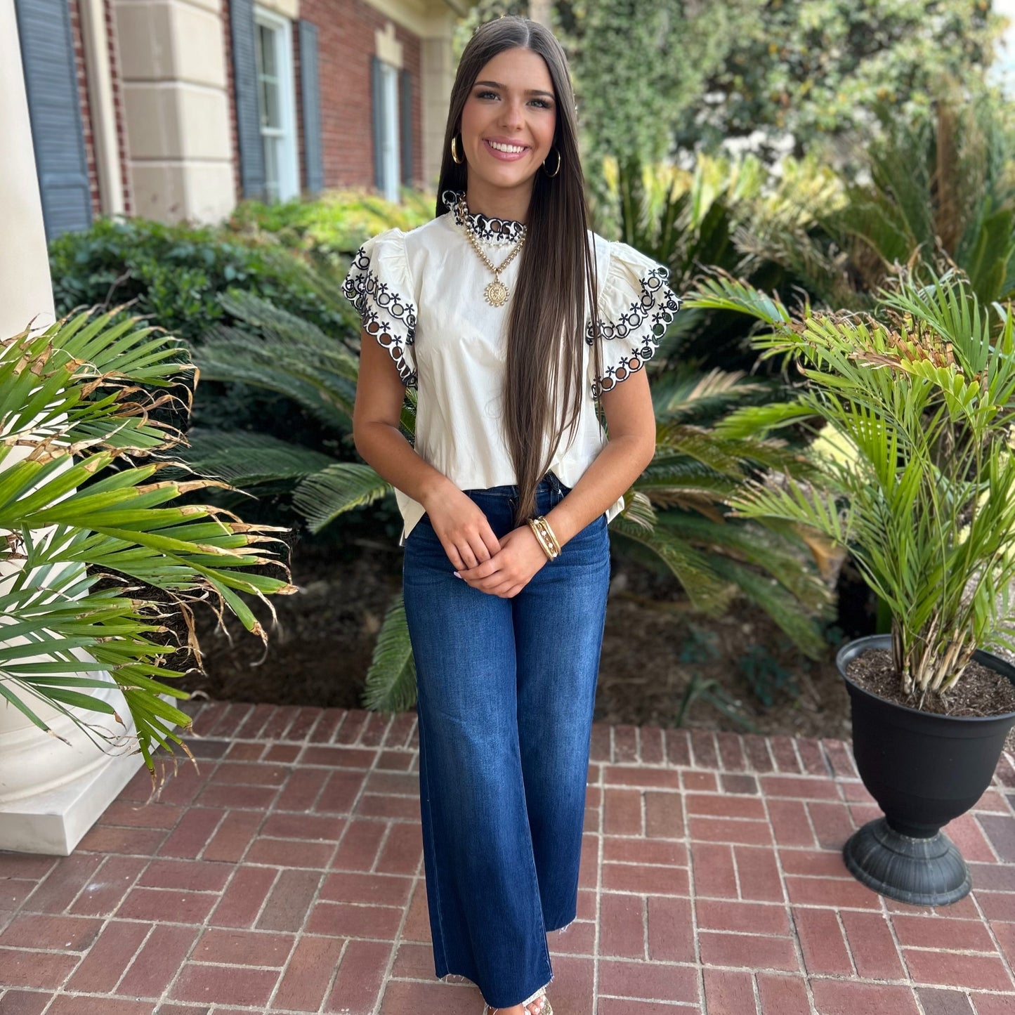 Presley Wide Leg Denim | Dark Wash