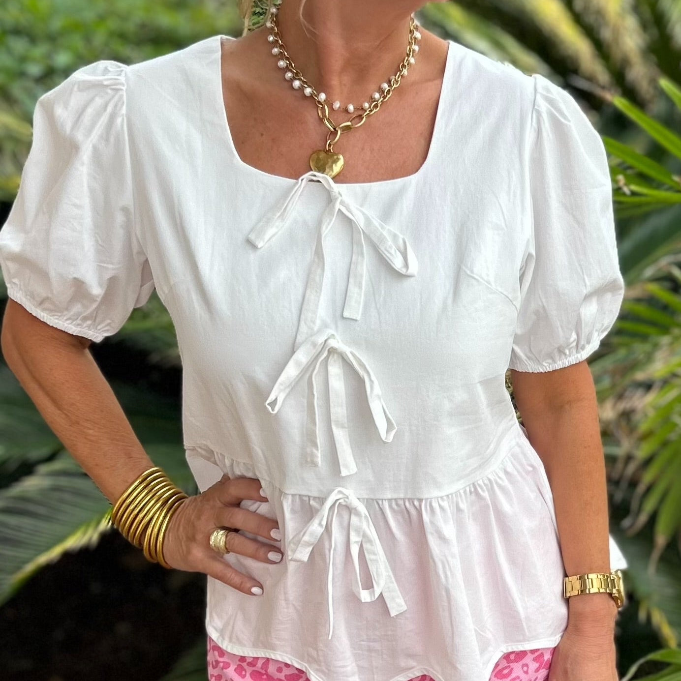 Betty Top | White