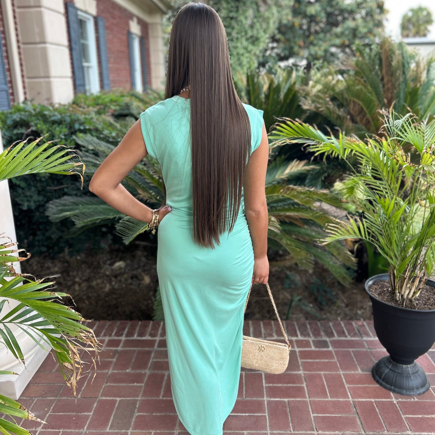 Bianca T Shirt Midi Dress | Mint