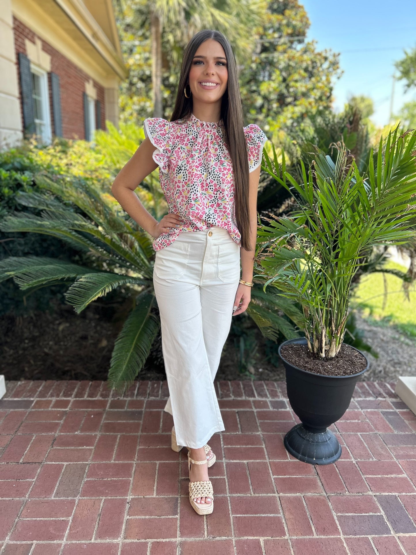 Kendra Pants | White