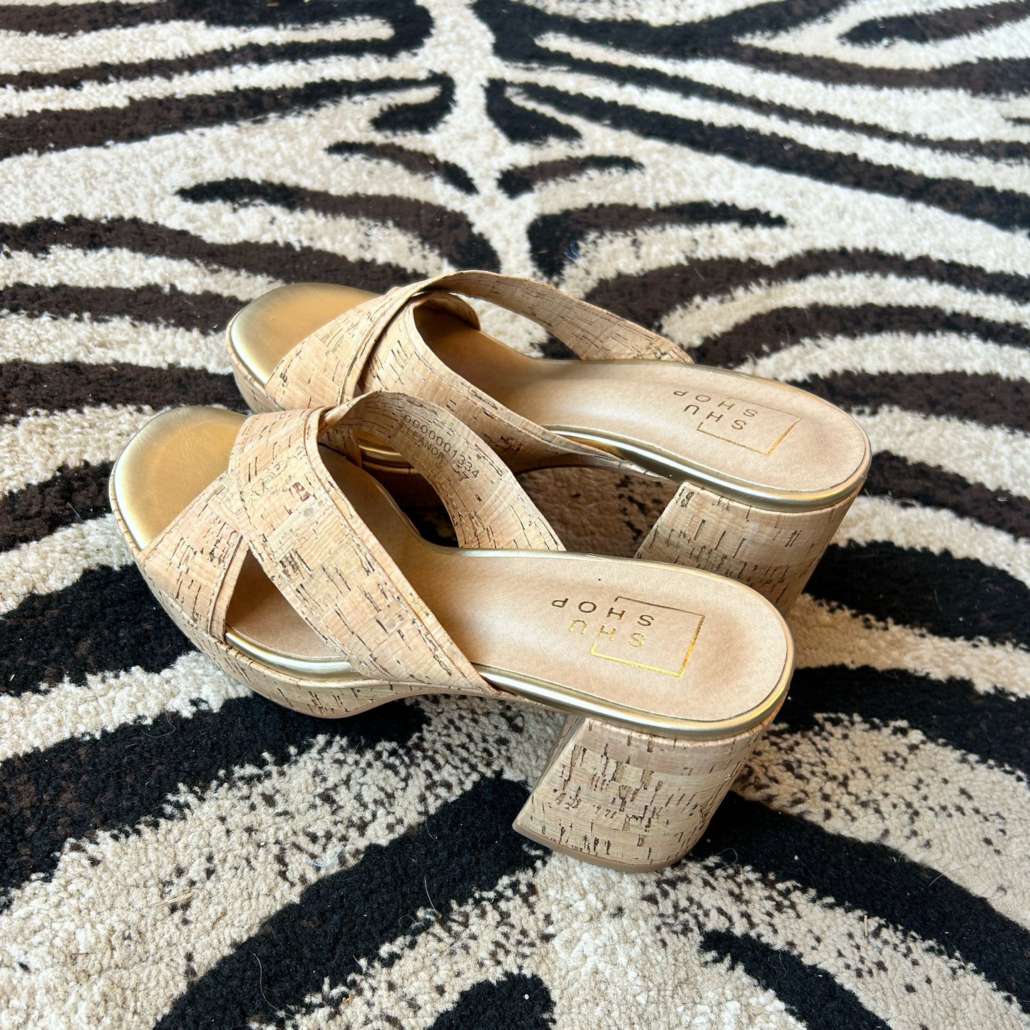 Eleanor Cork Wedge | Natural