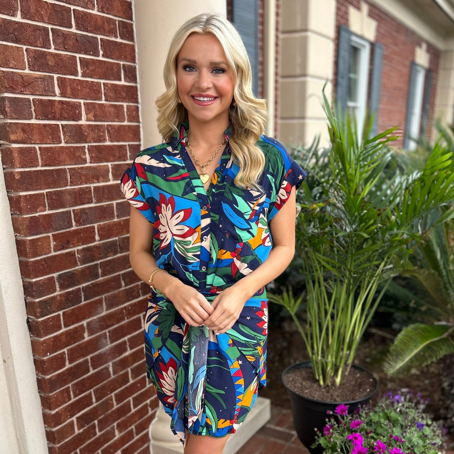 Chloe Wrap Dress | Blue