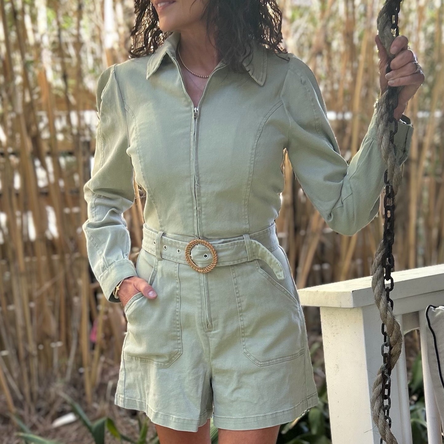 Courtney Romper | Olive