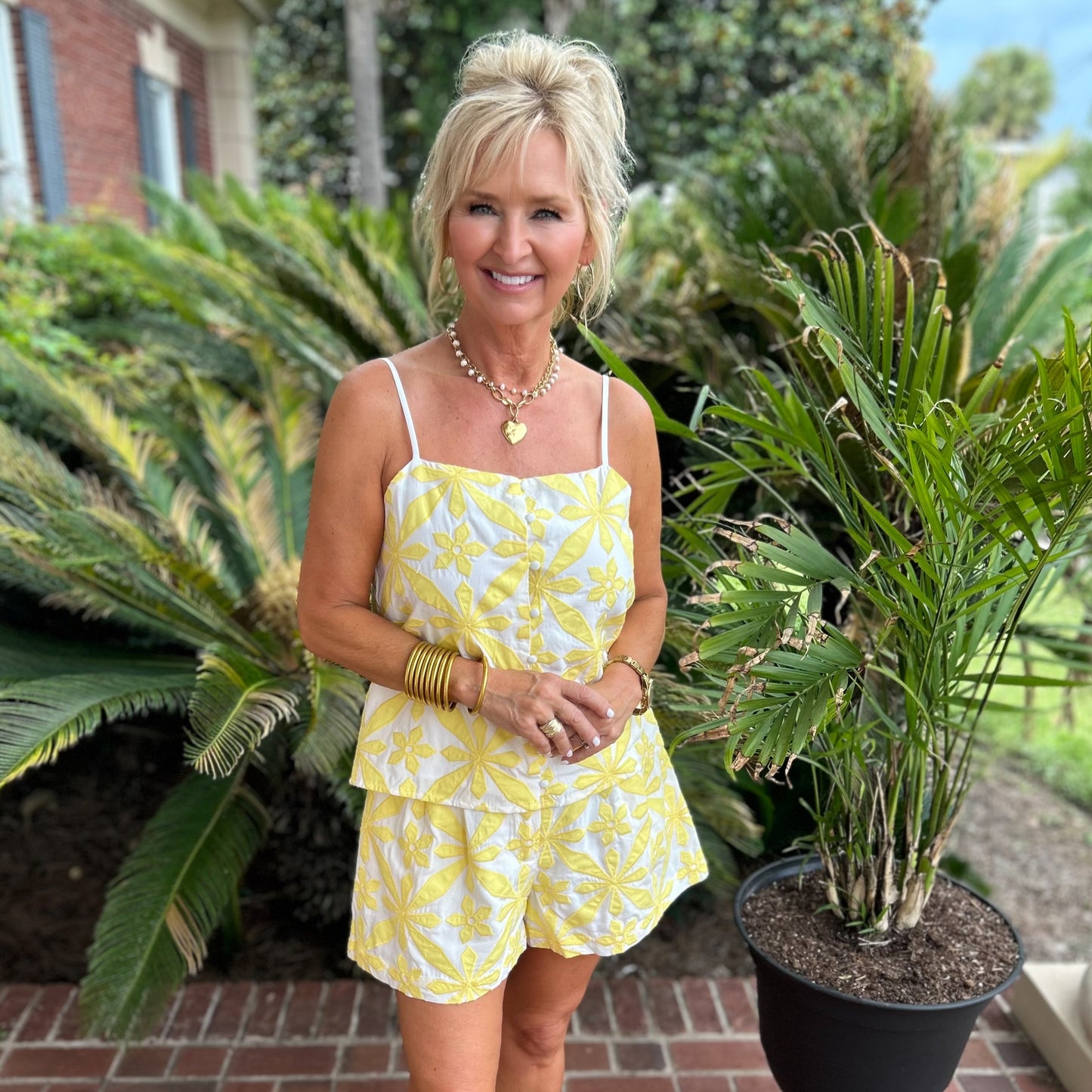 Karla Top & Short Set | Yellow