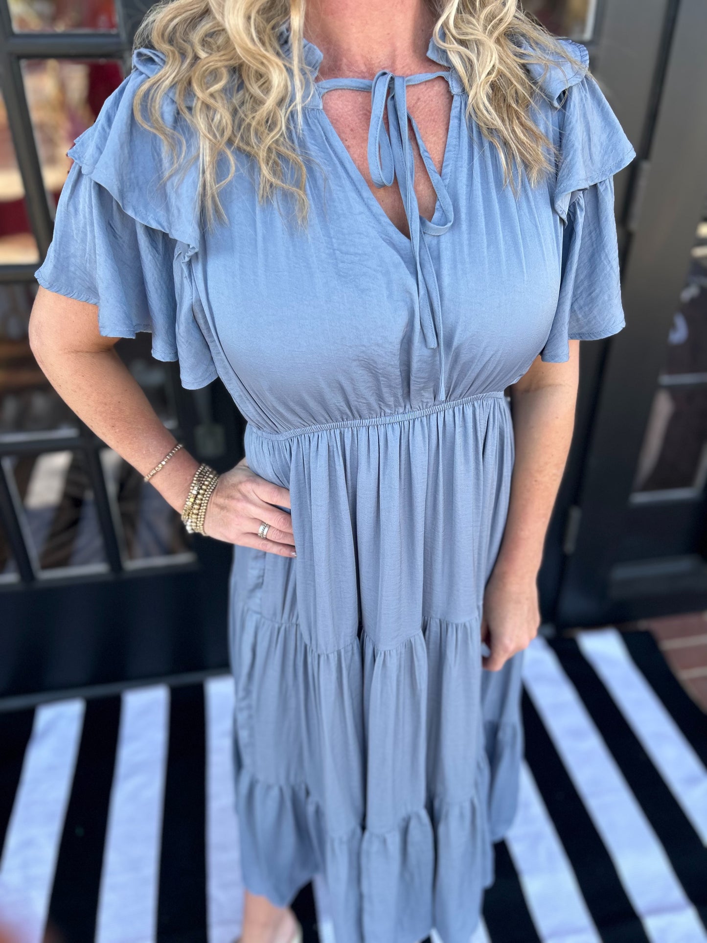 Brooklyn Dress | Powder Blue