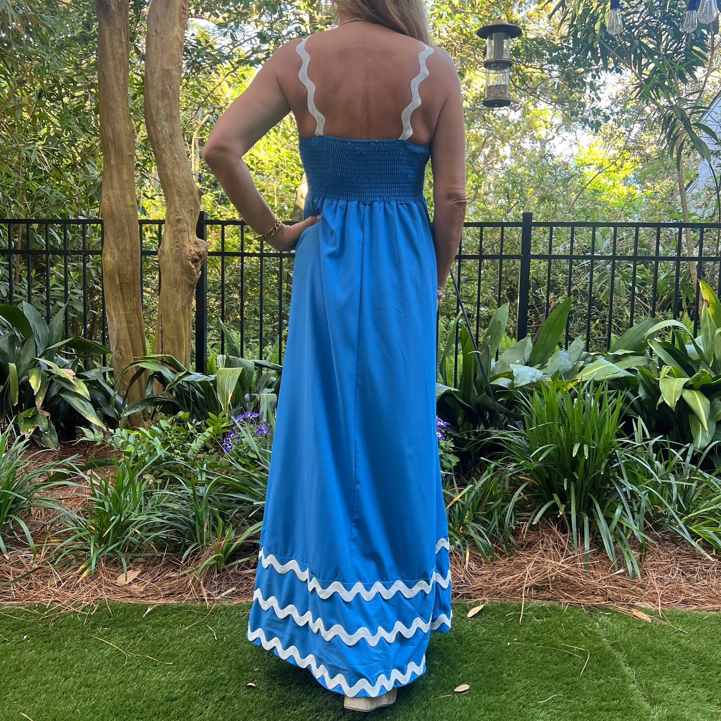 Aba Maxi Dress | Blue