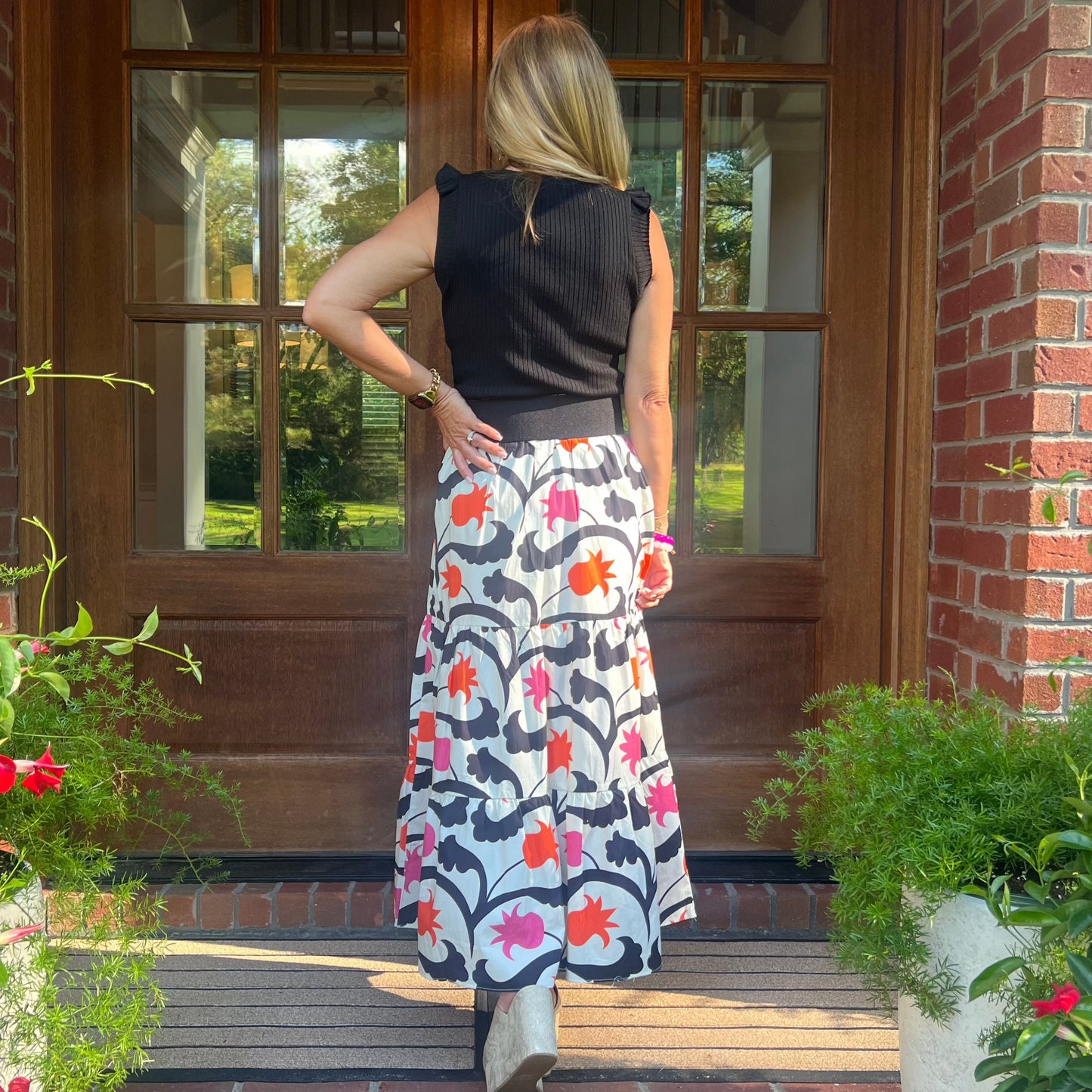 Freya Tulip Print Skirt