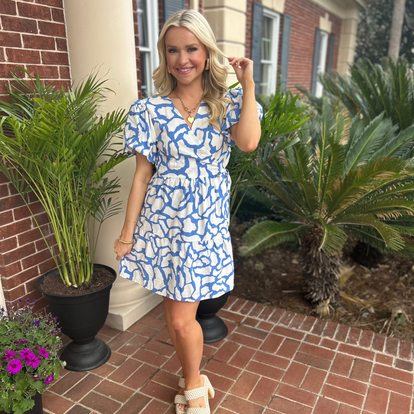 Rory Mini Dress | Blue