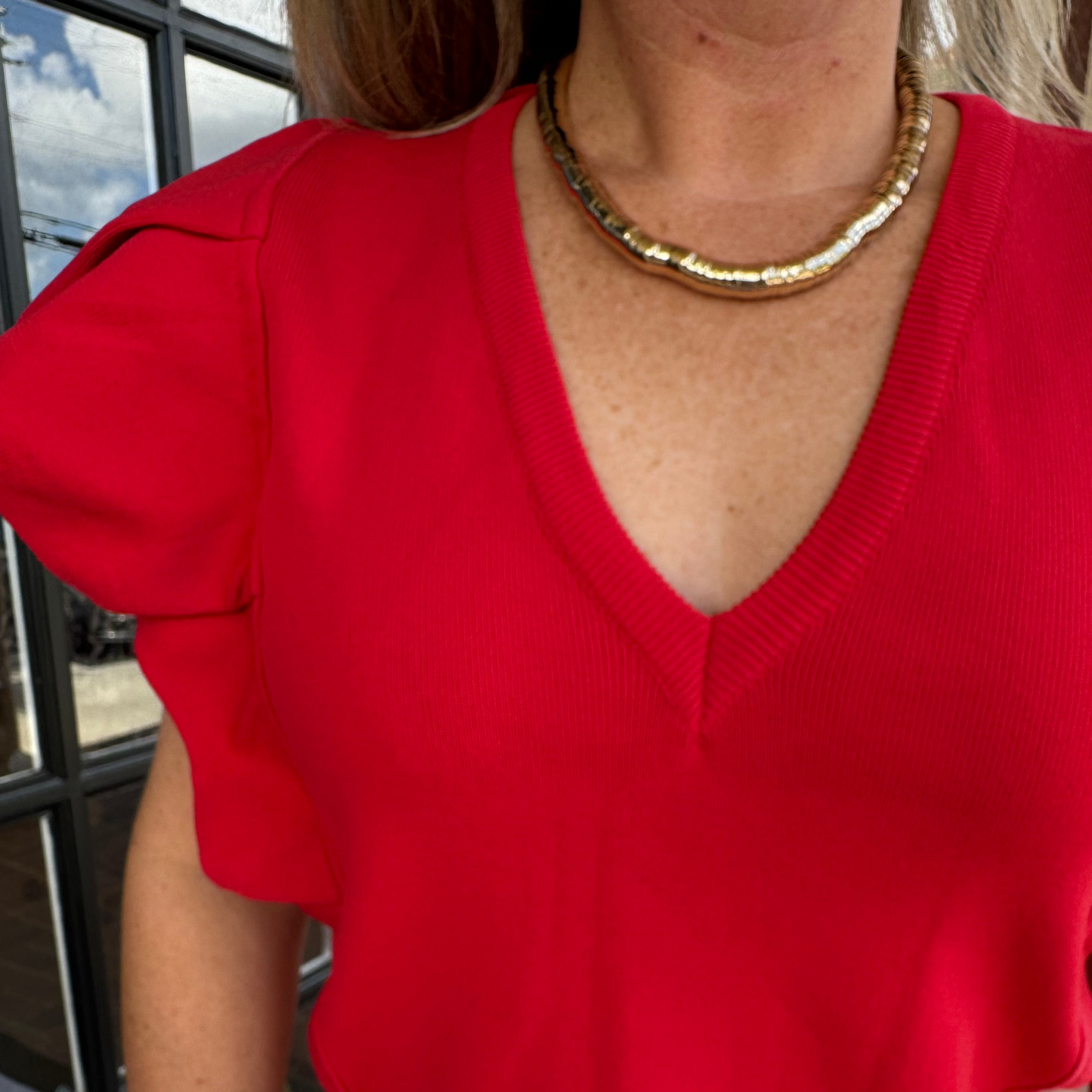 Ivy Sweater | Red