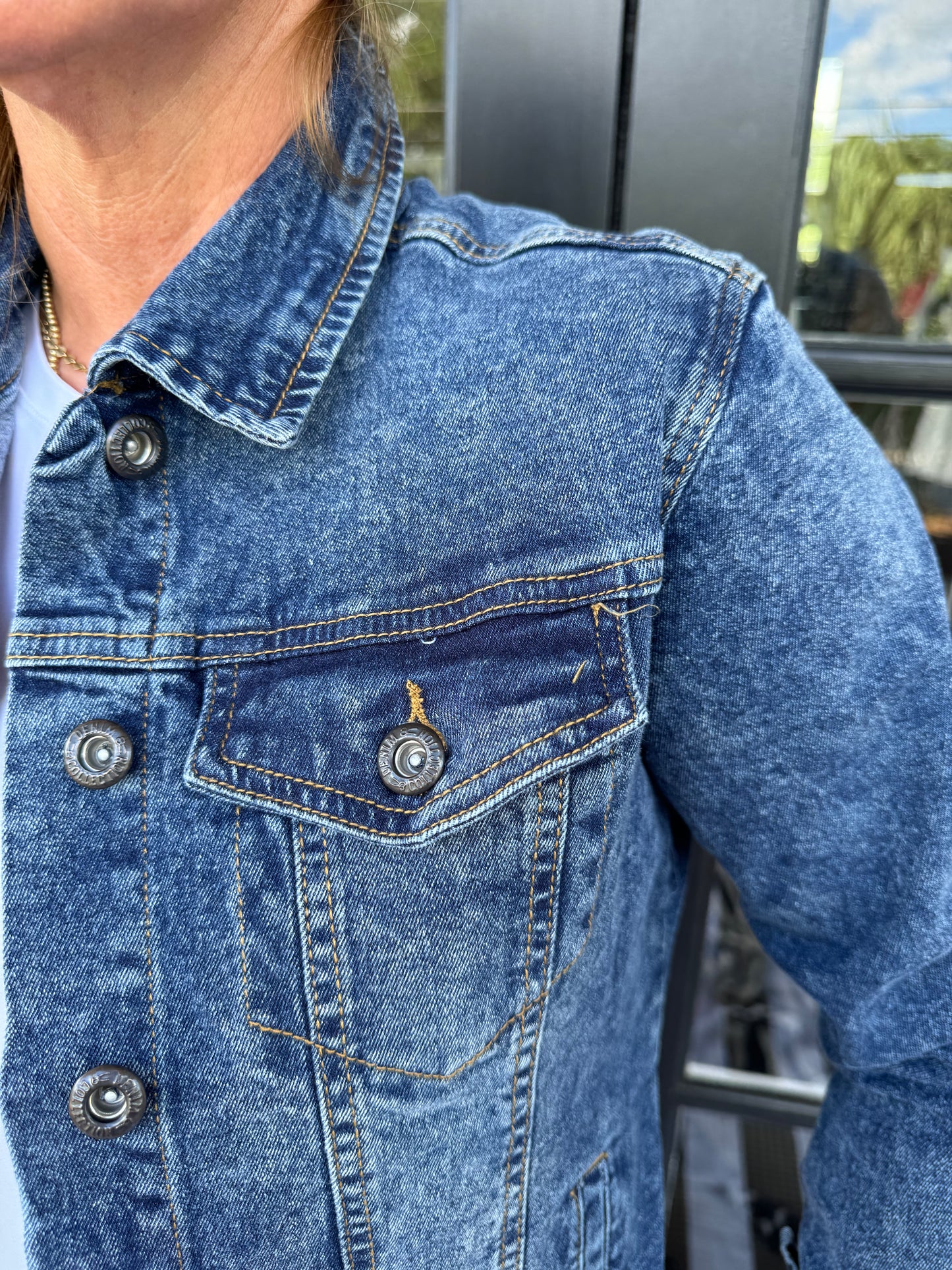 Julia Denim Jacket | Dark Wash