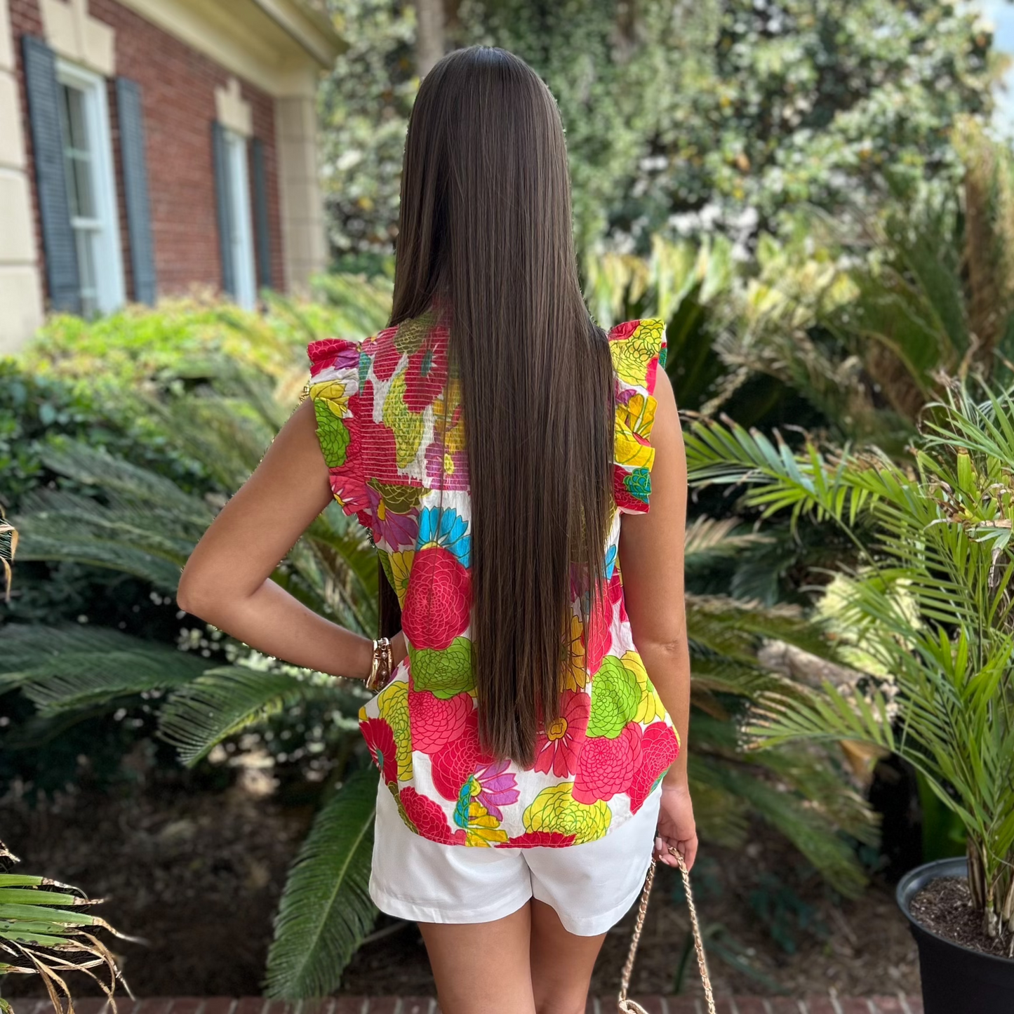 Katelyn Floral Print Top | Vibrant Floral