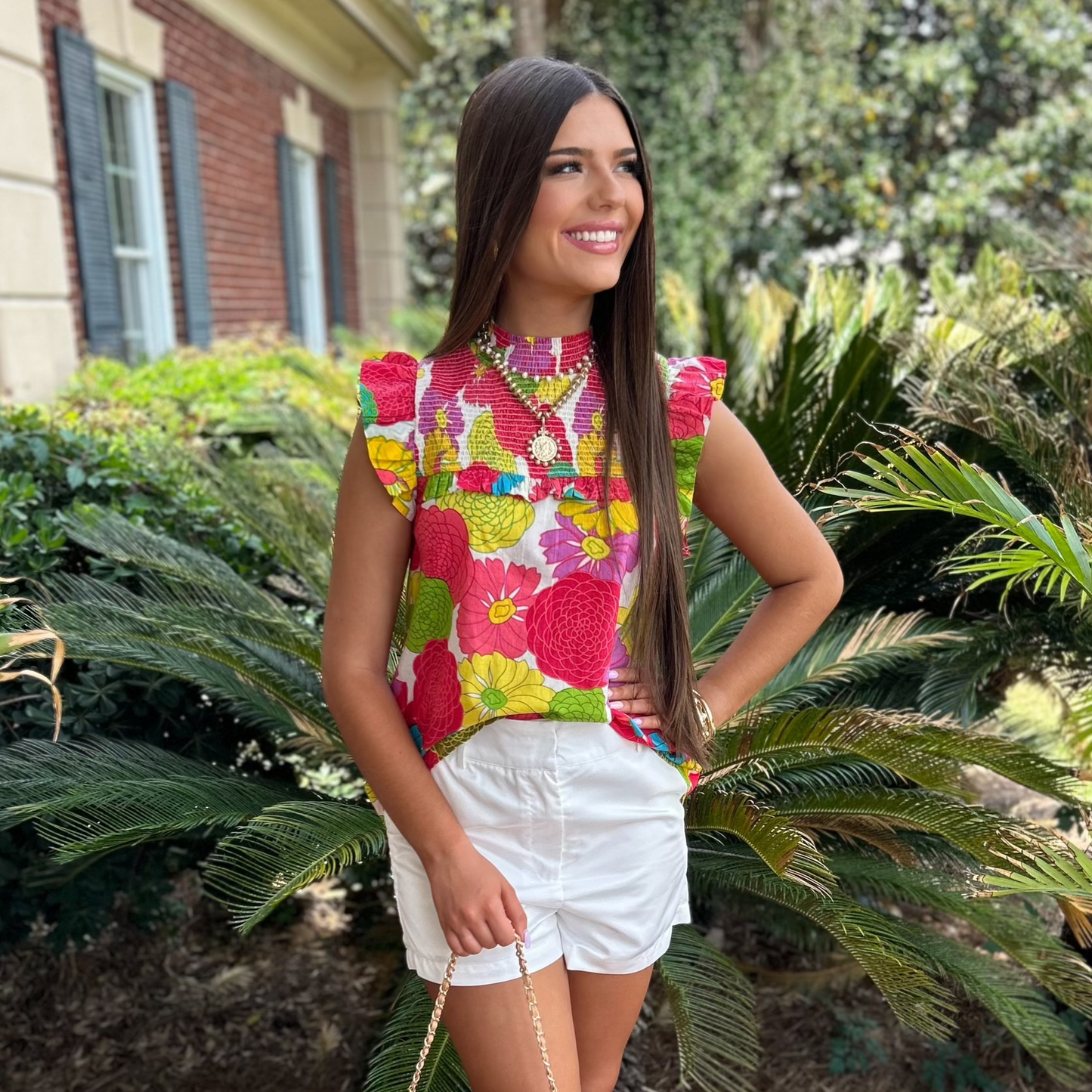 Katelyn Floral Print Top | Vibrant Floral