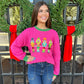 Nutcracker Sequin Sweater | Pink