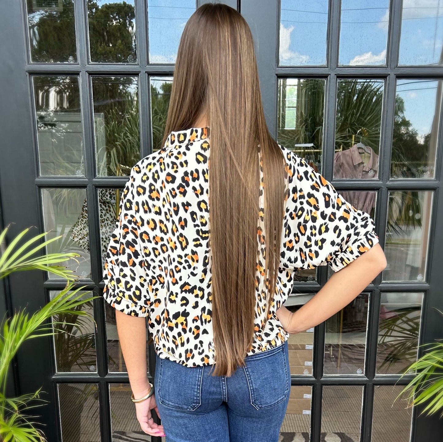 Tatiana Top | Leopard Print