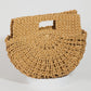 Braided Semi Circle Bag | Natural
