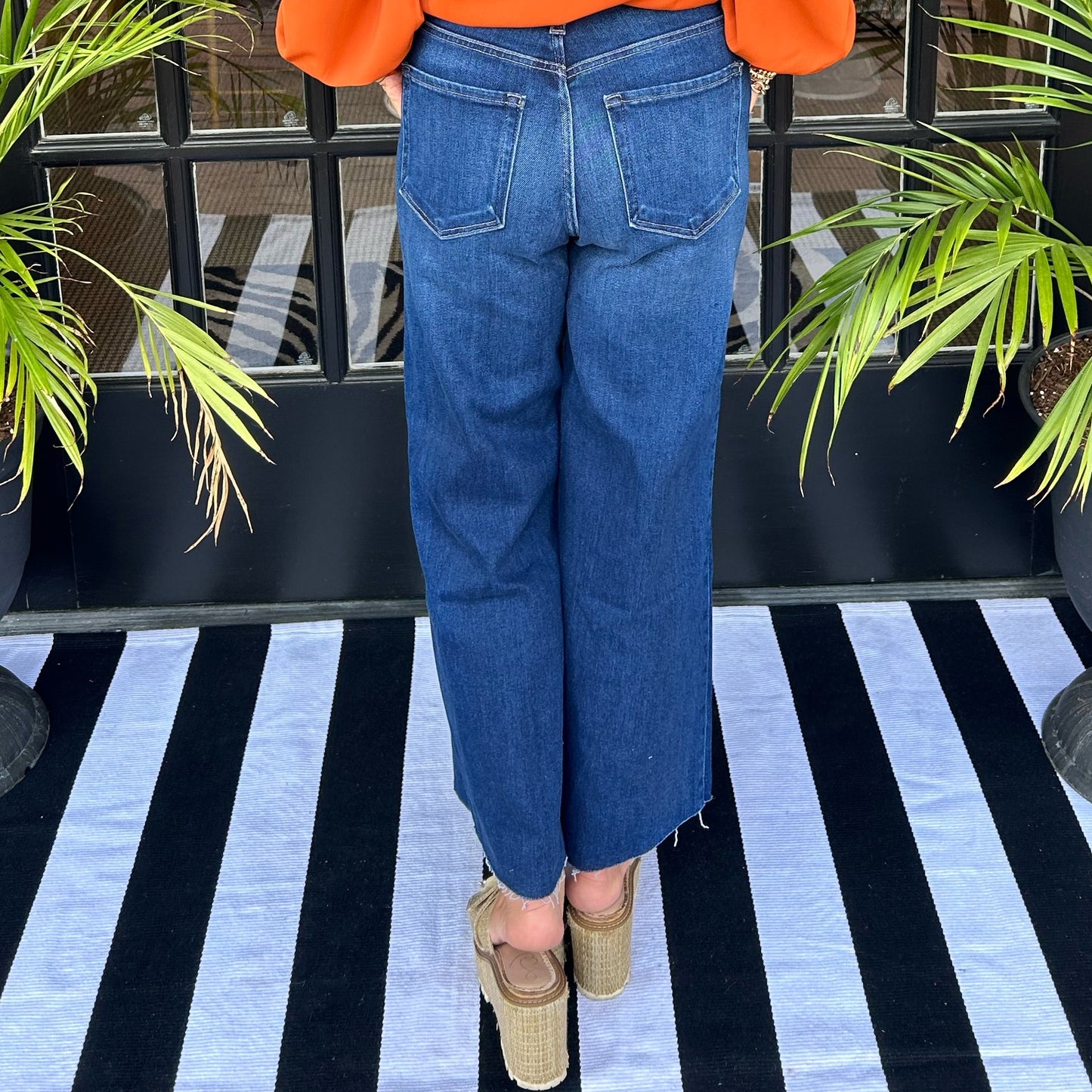 Presley Wide Leg Denim | Dark Wash