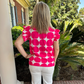 Arianna Polka Dot Top | Pink