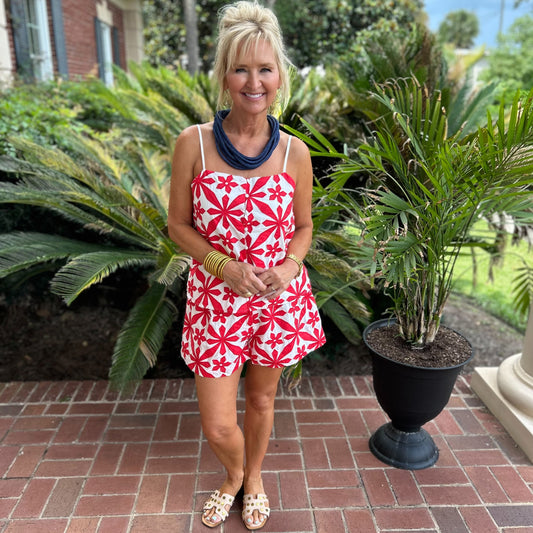 Karla Top & Short Set | Red