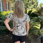 Zara Top | Zebra Print