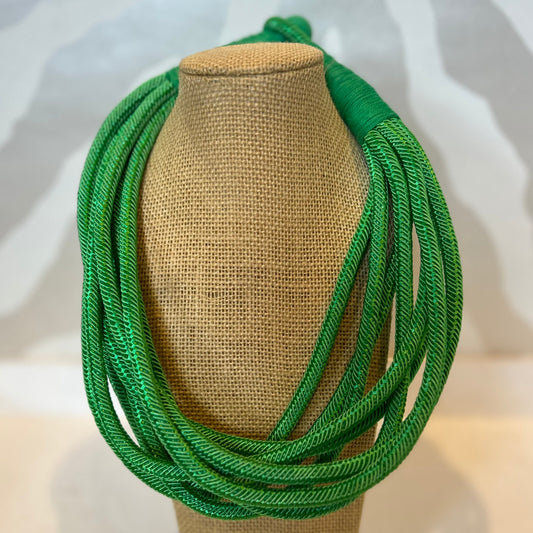 Rope Statement Necklace | Kelly Green