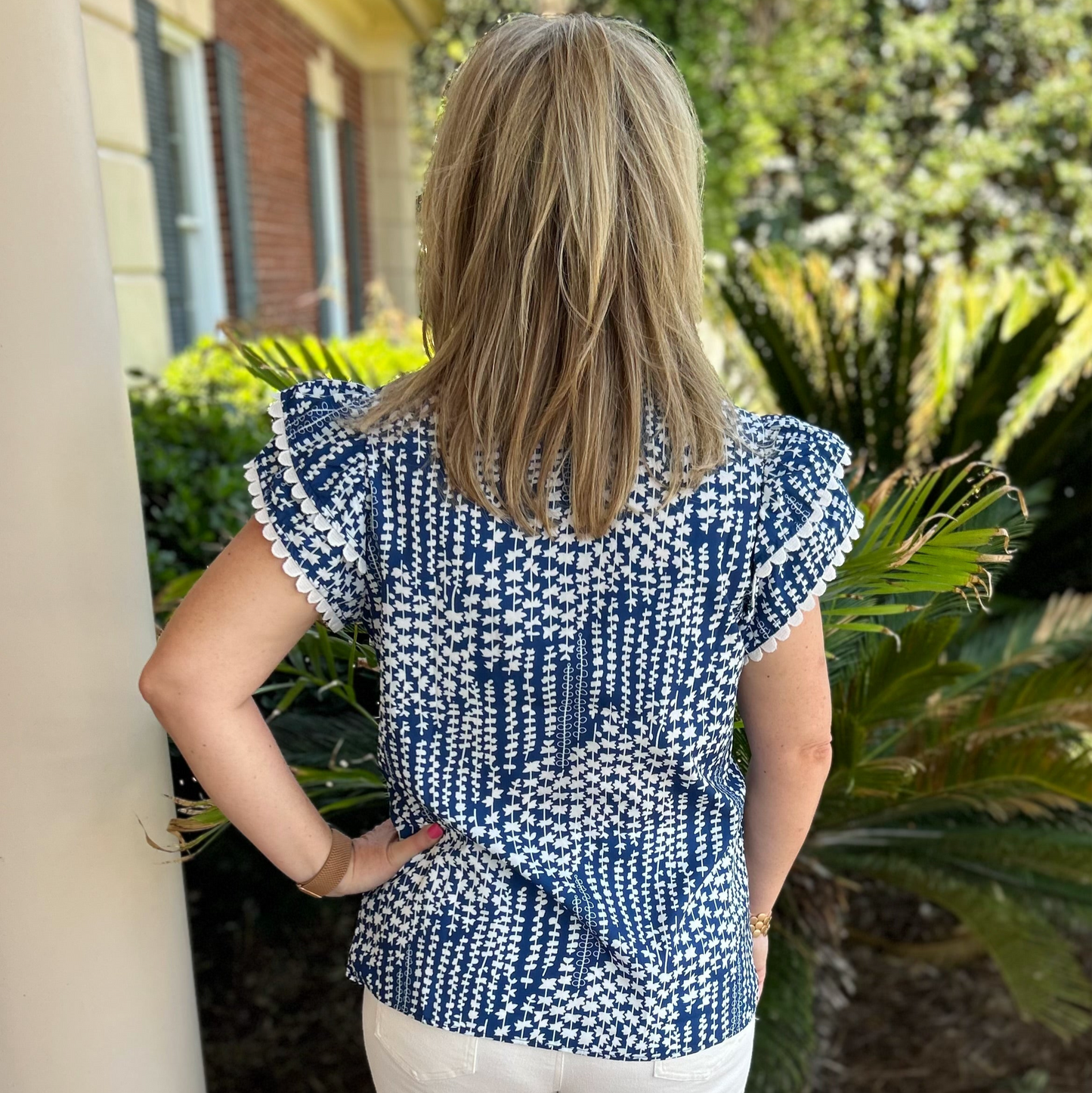 Madison Top | Blue