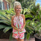 Sheena Floral Top & Short Set | Pink