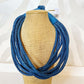 Rope Statement Necklace | Royal Blue