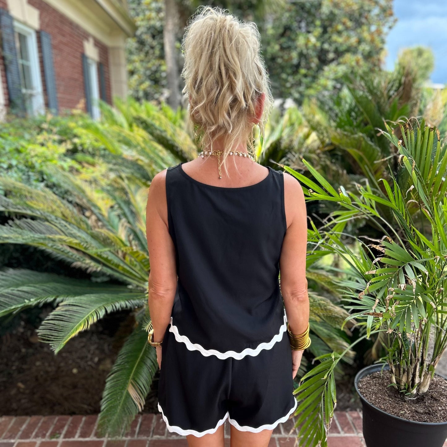 Murphy Tank & Shorts Set | Black