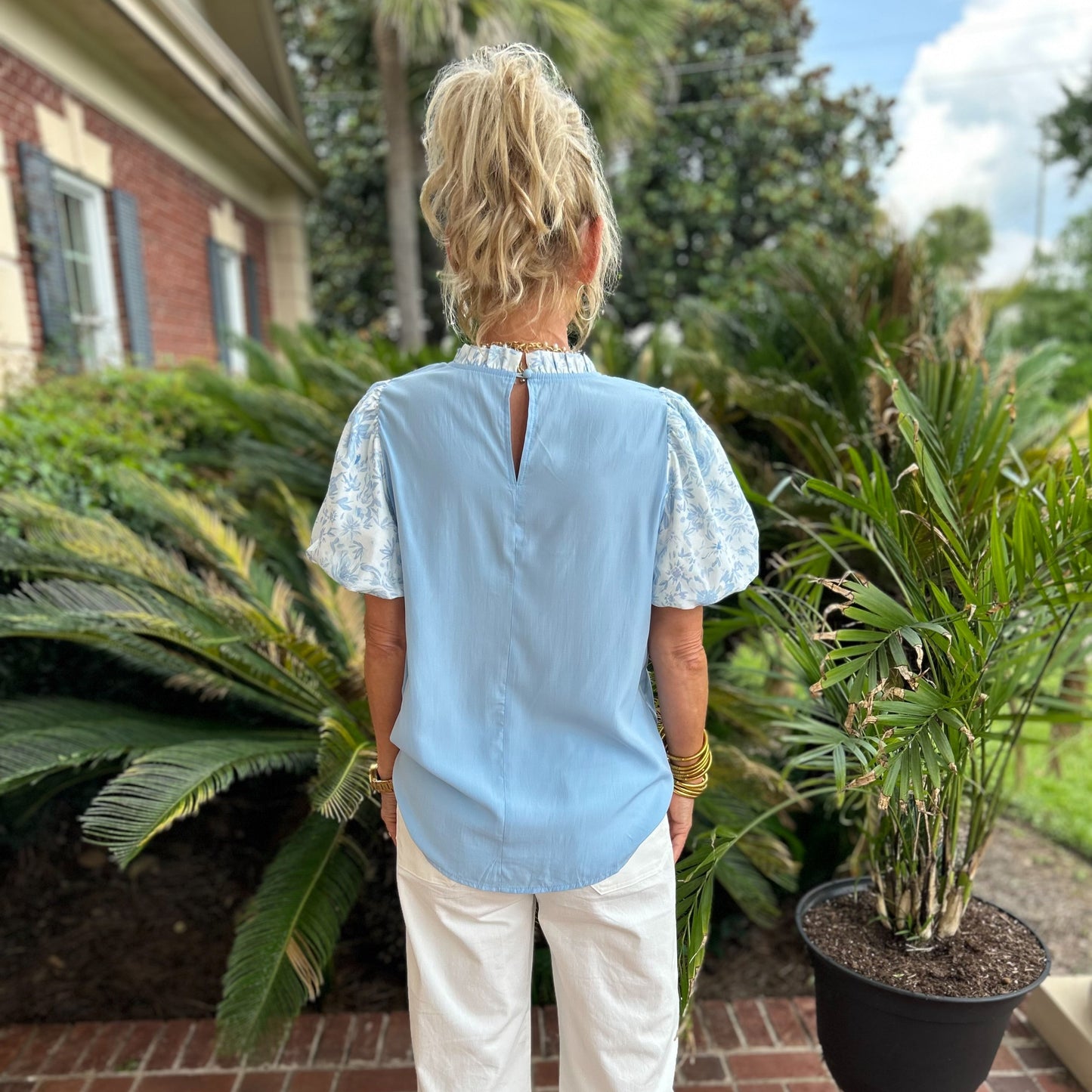 Luna Top | Blue
