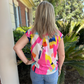 Zoie Top | Pink Print