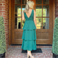 Phoebe Dress | Emerald Green