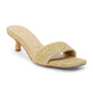 Capricorn Kitten Heel Sandal | Natural