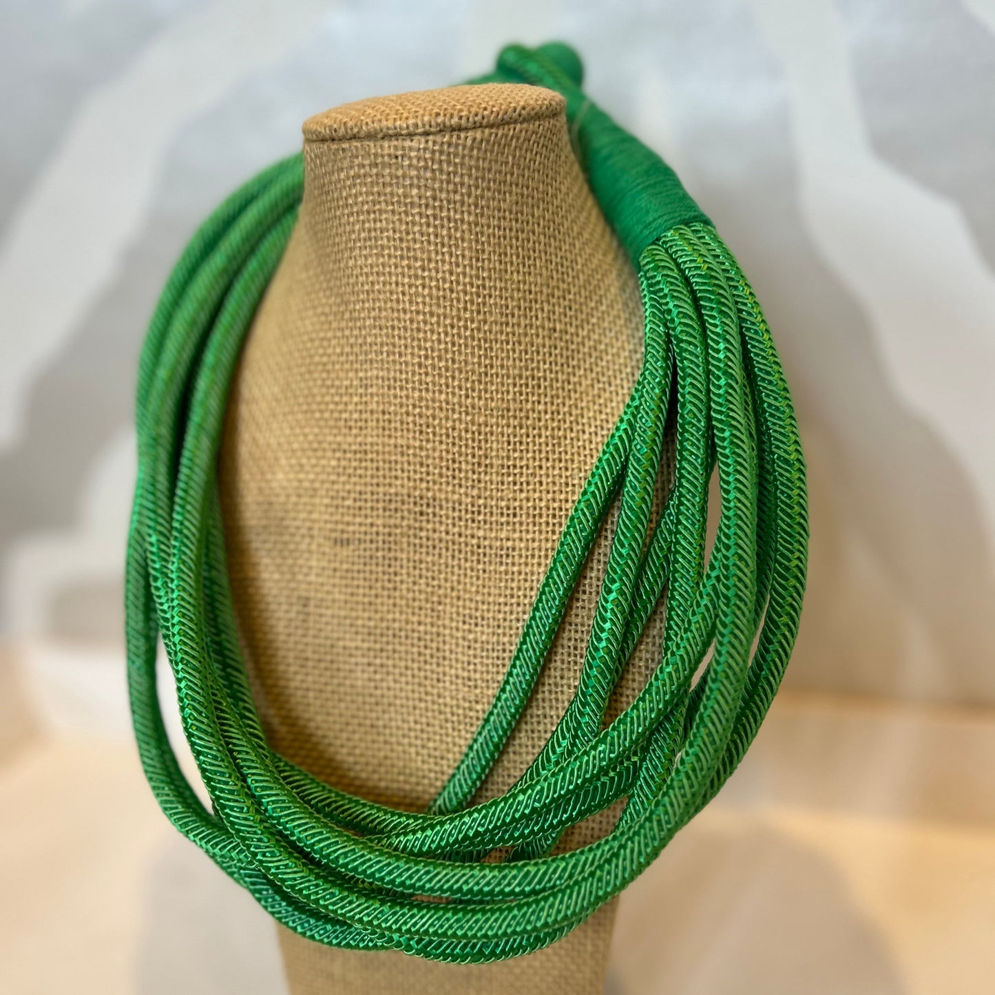 Rope Statement Necklace | Kelly Green