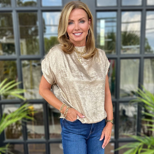 Whitney Top | Gold