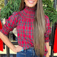 Jace Plaid Top | Red