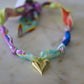 Love Note Scarf Necklace | Lavender Mint