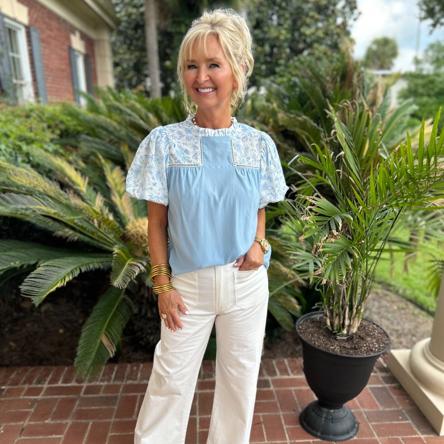 Luna Top | Blue