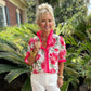 Zoie Top | Pink Floral Print