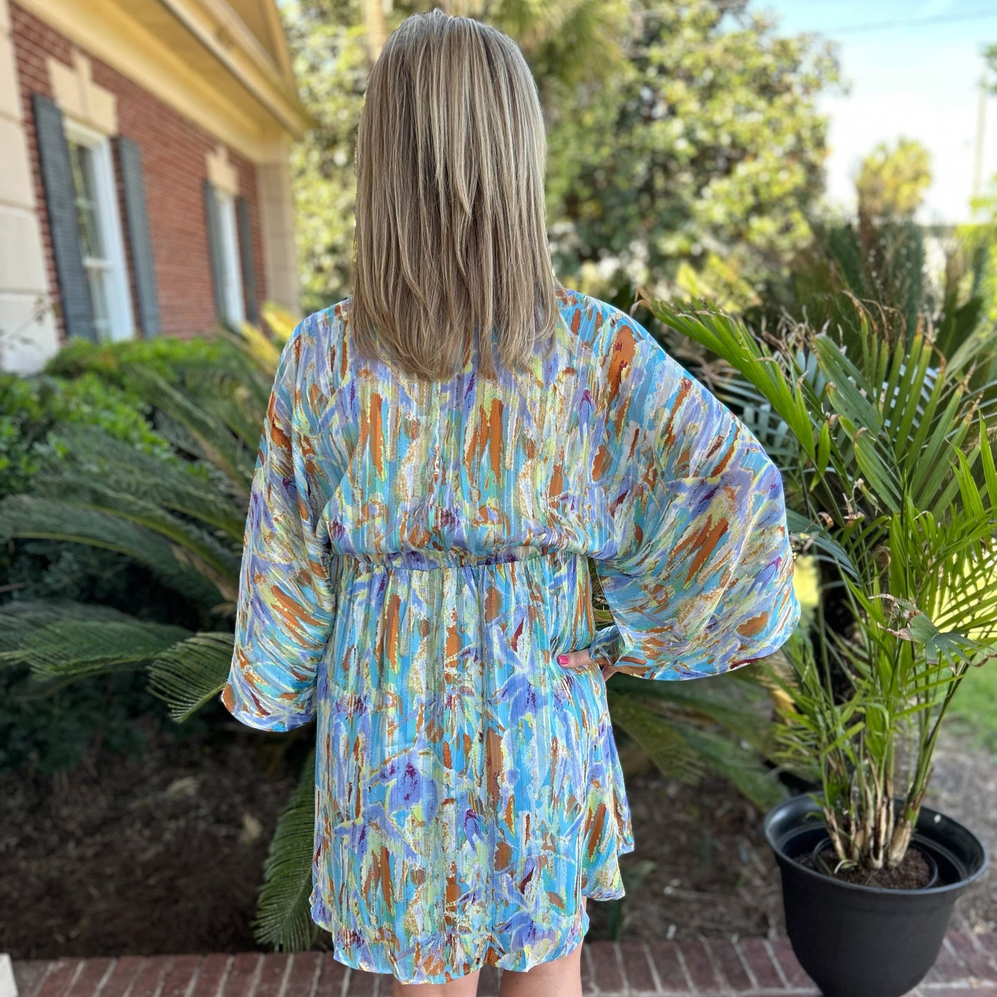 Elise Dress | Blue Print