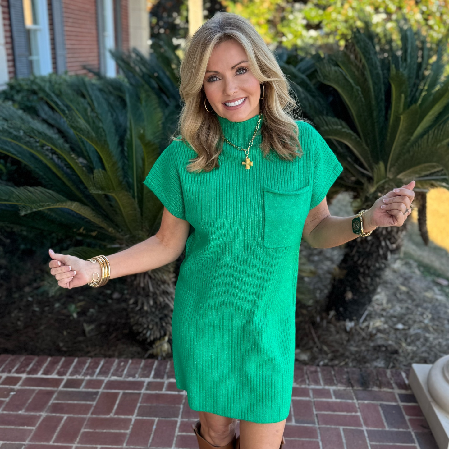 Beck Dress | Kelly Green
