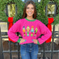 Nutcracker Sequin Sweater | Pink