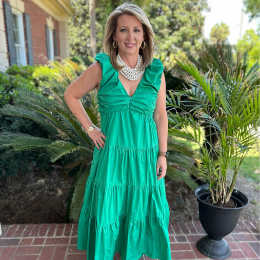 Greenlee Maxi Dress | Kelly Green