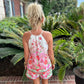 Sheena Floral Top & Short Set | Pink
