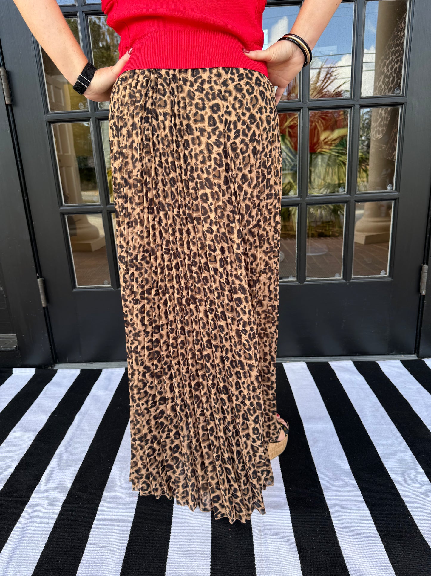 Casey Maxi Skirt | Leopard Print