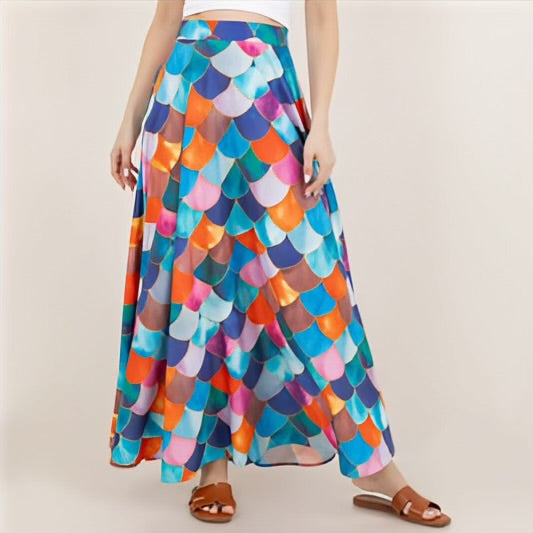 Lola Maxi Skirt | Multicolor