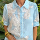 Sandy Top | Blue Floral
